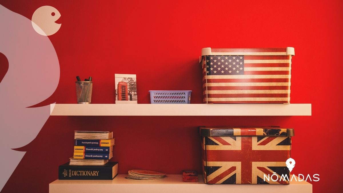 Inglés británico -ingles estadounidense